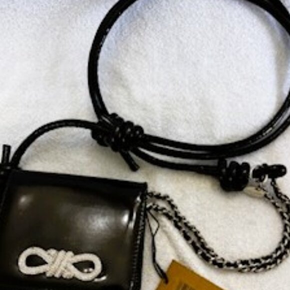 Steve Madden black "Calla Crossbody" PVC handbag NWT - Picture 1 of 11